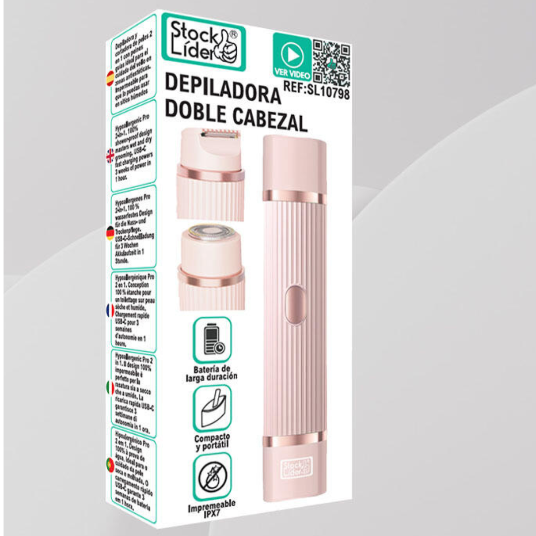 DEPILADORA DOBLE CABEZAL