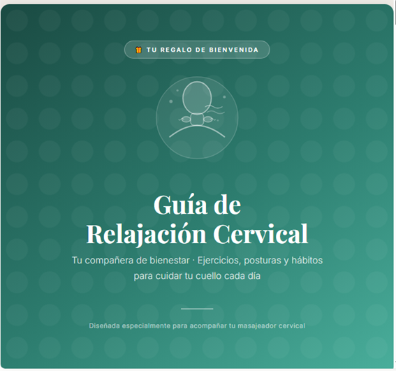 Masajeador cervical + parches dolor