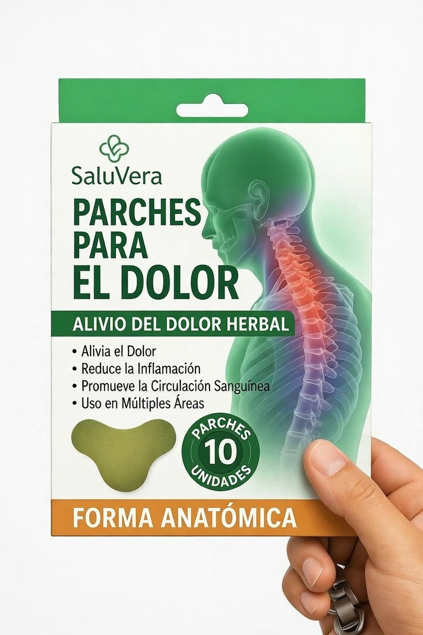 Masajeador cervical + parches dolor
