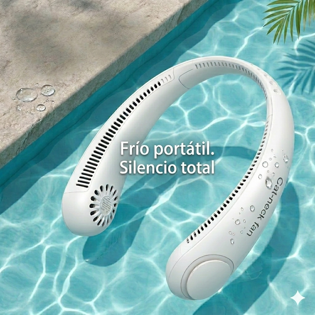 Ventilador de cuello portátil sin aspas