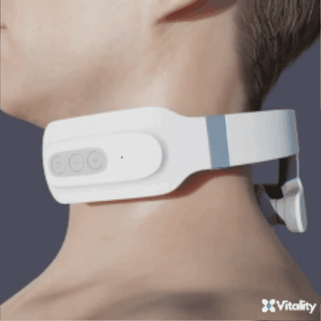 Masajeador térmico de columna cervical con 6 cabezales de masaje