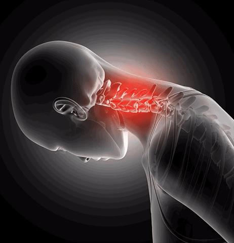 Masajeador térmico de columna cervical con 6 cabezales de masaje