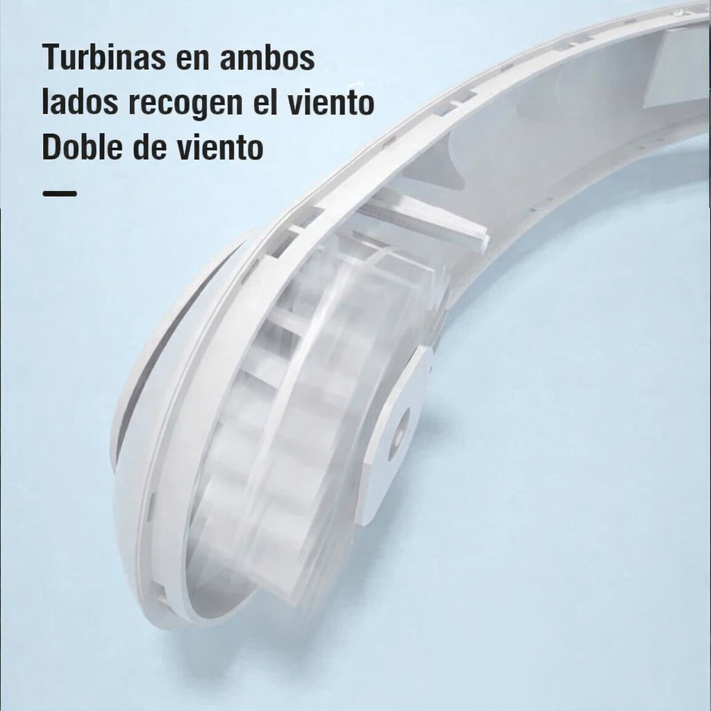 Ventilador de cuello portátil sin aspas
