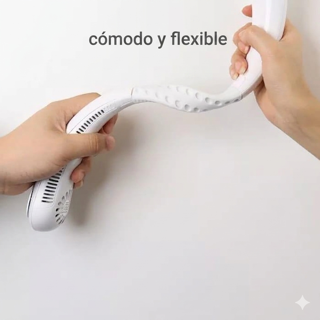 Ventilador de cuello portátil sin aspas