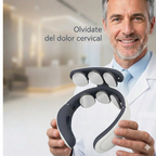 Masajeador térmico de columna cervical con 6 cabezales de masaje